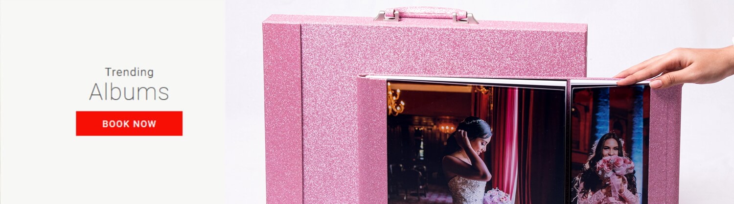 Professional wedding photo albums